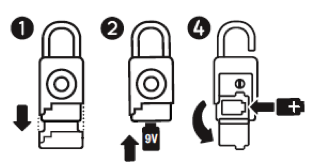 Desbloquear la batería de los 4401 Series