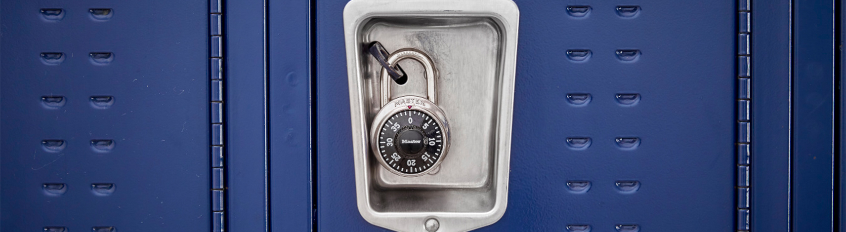 Masterlock Padlock on School locker