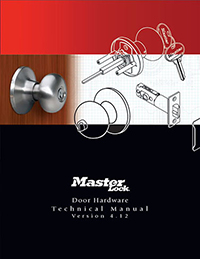 Manual de cerraduras para puertas de Master Lock